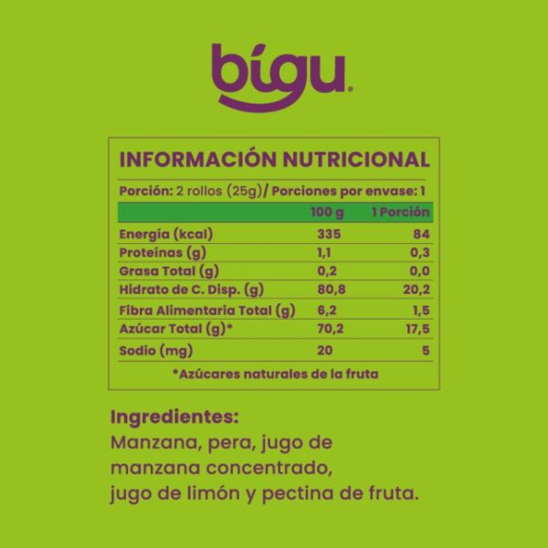 Imagen del producto Rollos de Fruta Manzana 3