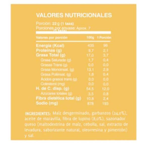 Imagen del producto Ramitas de Garbanzos Queso (Tamaño Familiar) 3