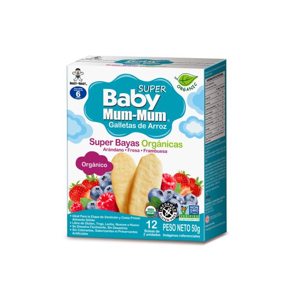 Imagen del producto Galleta de Arroz sabor Berries Orgánicas