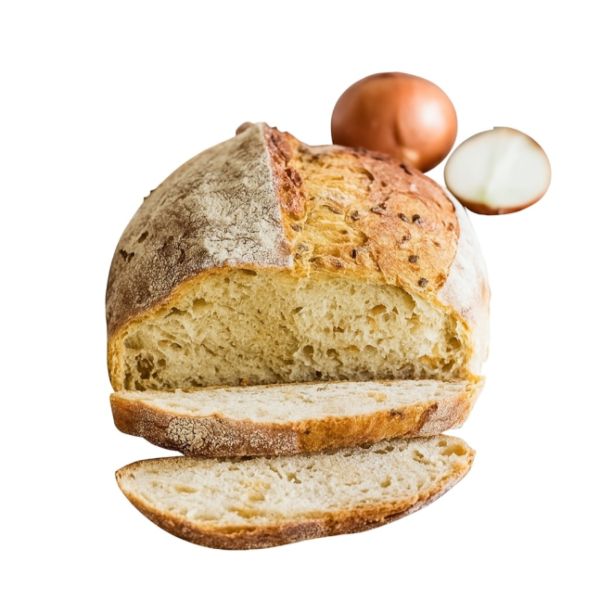 Imagen del producto Pan Hogaza Cebolla Masa Madre Rebanado 1