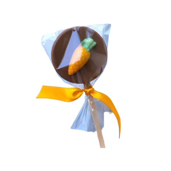 Imagen del producto Paleta de chocolate Pascua forma de Zanahoria