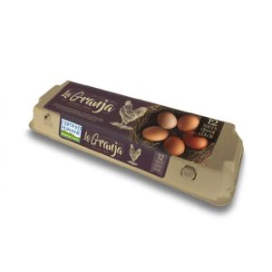 Huevos de Color Grandes Gallina Libre 12 un