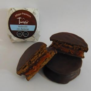 Imagen del producto Alfajor relleno de dulce de leche reducido en azúcar 2
