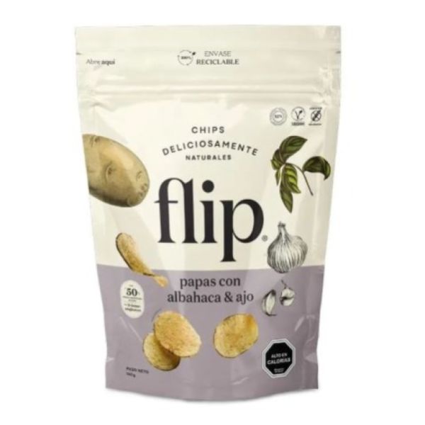 Imagen del producto Chips de papa ajo y albahaca 1