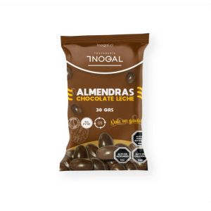 Almendras con Chocolate de Leche Individual 30 grs