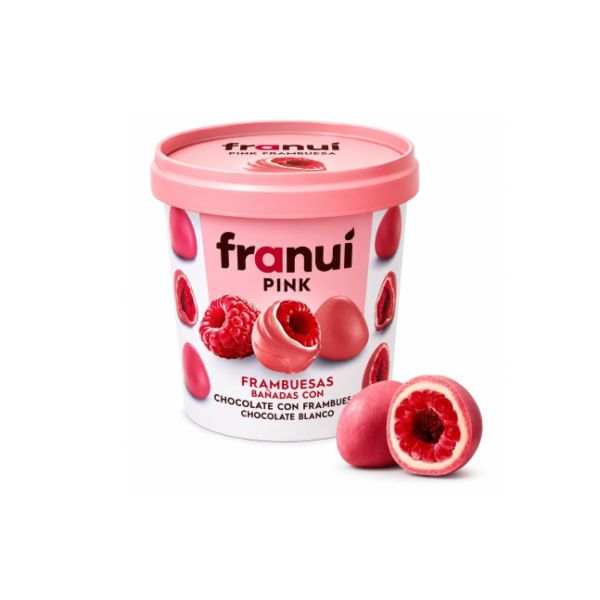 Imagen del producto Frambuesa Bañada en Chocolate con frambuesa (Franui Pink)