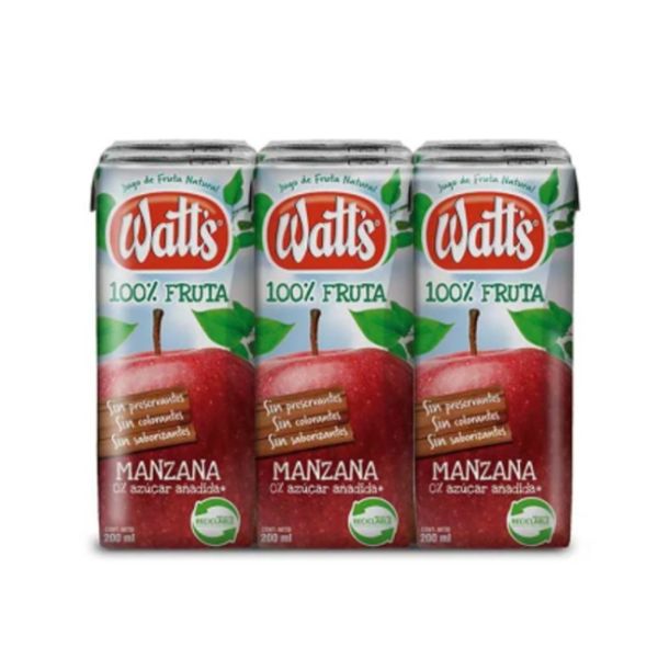 Imagen del producto Pack jugo manzana 100% fruta 1