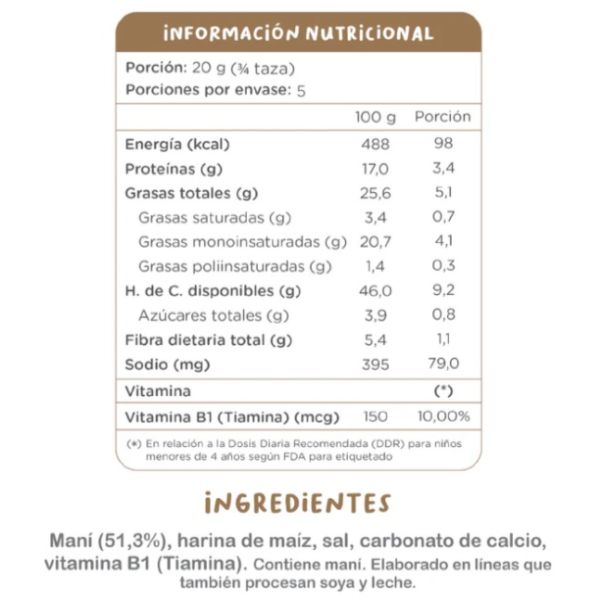 Imagen del producto Soufflés de maní individual 2