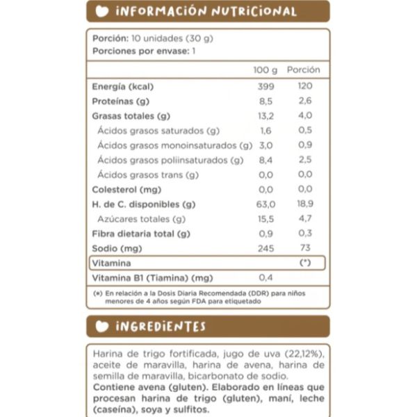 Imagen del producto Galletas naturales 3