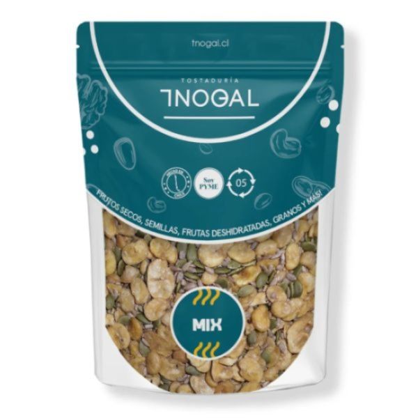 Imagen del producto Mix Primaveral (Habas tostadas saladas,  sésamo tostado, zapallo y maravillas ) 2