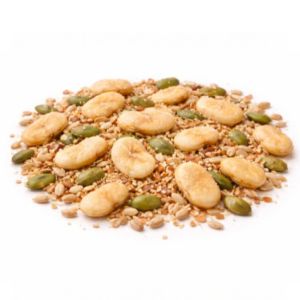 Mix Primaveral (Habas tostadas saladas, sésamo tostado, zapallo y maravillas ) 250 grs