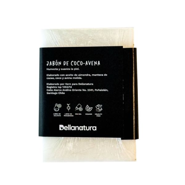Imagen del producto Jabón Coco-avena y Manteca de Cacao 2