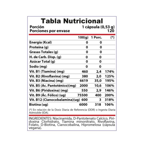 Imagen del producto Vitamina B-Complex 2