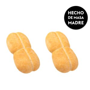 Pan Marraqueta Artesanal Masa Madre Pack 4 un 4 un