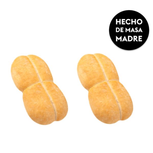 Imagen del producto Pan Marraqueta Artesanal Masa Madre Pack 4 un