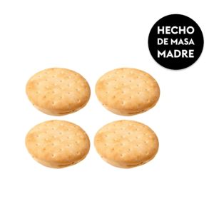 Pan Hallulla Artesanal Masa Madre Pack 4 un 4 un