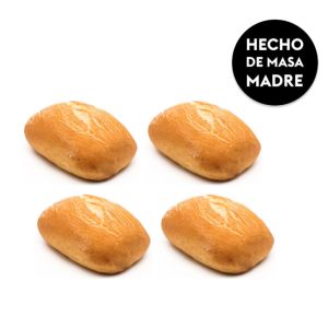 Pan Ciabatta  Artesanal Masa Madre Pack 4 un 4 un