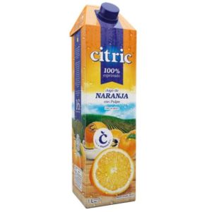 Jugo de naranja con pulpa 1 LT