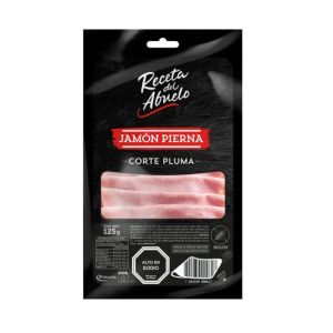 Jamon Pierna Corte Pluma 125 grs