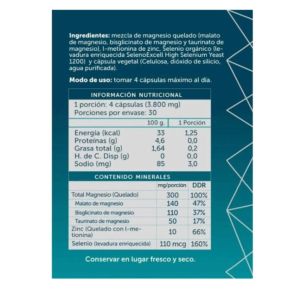 Imagen del producto Triple Magnesio Quelado + Zinc 3