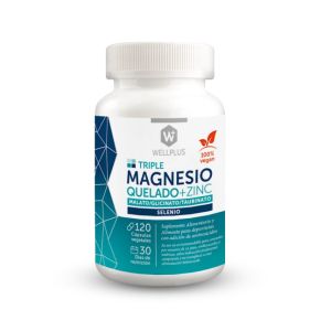 Triple Magnesio Quelado + Zinc 120 Cápsulas