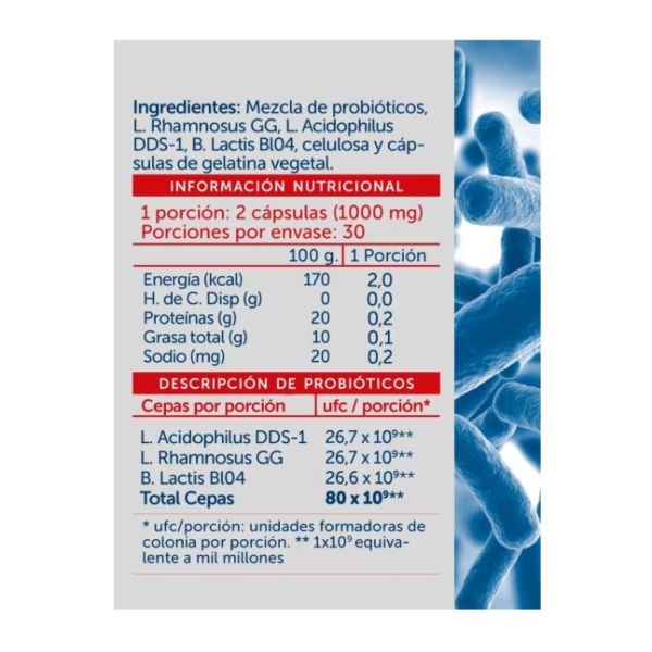 Imagen del producto Probiotic Plus 80 Billones 3
