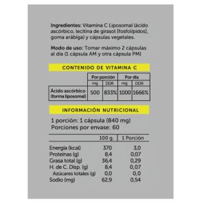 Imagen del producto Vitamina C Liposomal 3