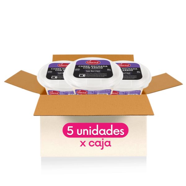 Imagen del producto Caja Carne Mechada Con Arroz 2