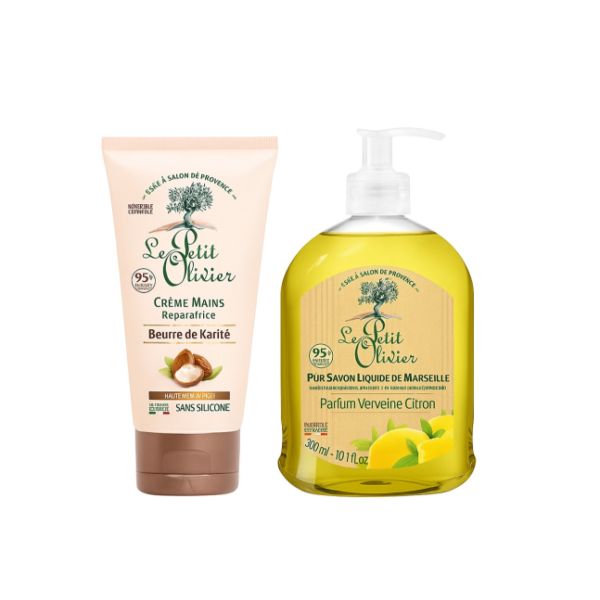 Imagen del producto Set Crema de Manos Karité + Jabón Líquido Verbena Limón