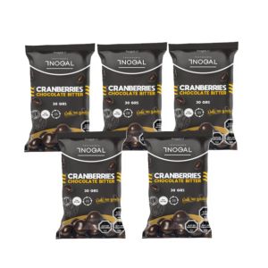 Pack Cranberries con Chocolate Bitter Individual 5 un x 30 grs