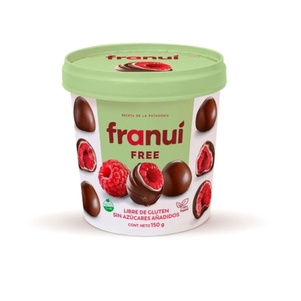 Imagen del producto Frambuesa Bañada en Chocolate Sin Azúcar (Franui Free)