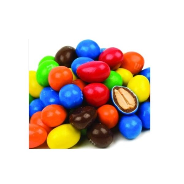 Imagen del producto Chocolate con leche relleno de mani recubierto con capa crujiente de azúcar. (Tipo M&M) 1