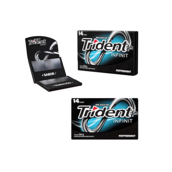 Imagen del producto Chicle Infinit sin azúcar menta 2