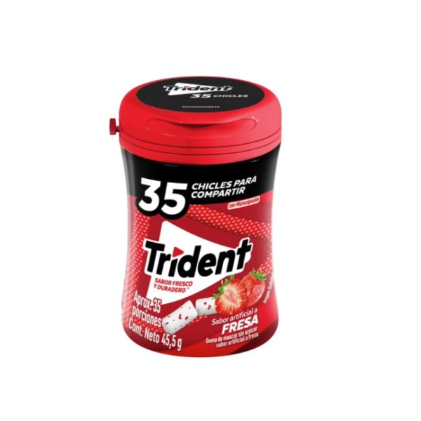 Imagen del producto Chicle frasco sin szúcar sabor frutilla 1