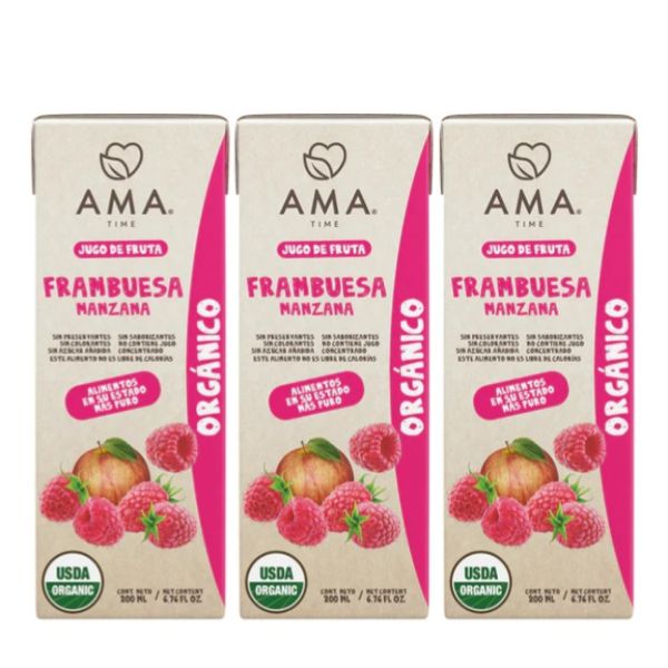 Imagen del producto Pack Jugo Frambuesa Manzana  3 un 1
