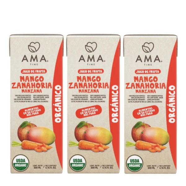 Imagen del producto Pack Jugo Mango Zanahoria Manzana 3 un 1