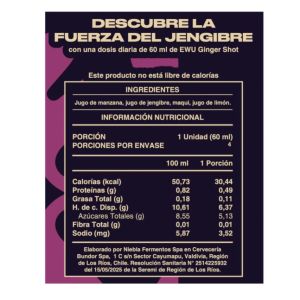 Imagen del producto Pack 4  Shots de Jengibre y Maqui 2