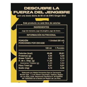 Imagen del producto Pack 4 Shots de Jengibre 2