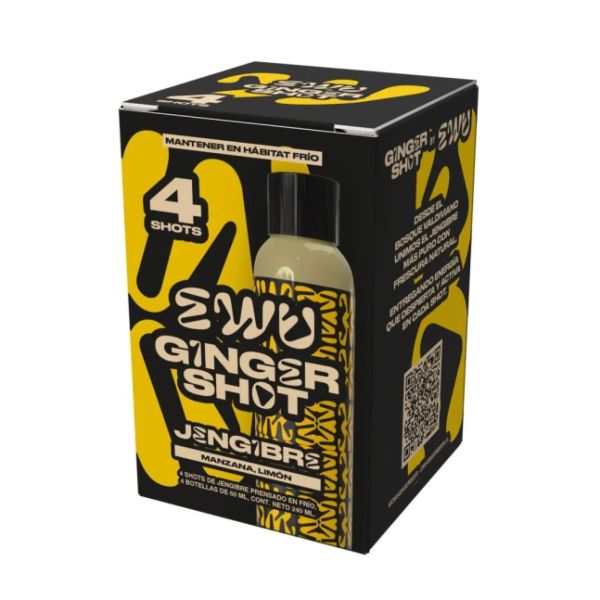 Imagen del producto Pack 4 Shots de Jengibre