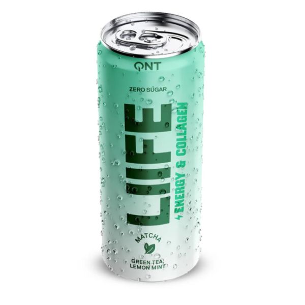 Imagen del producto Bebida Gaseosa Sin Azúcar Energy & Collagen Sabor Matcha - Lemon 1