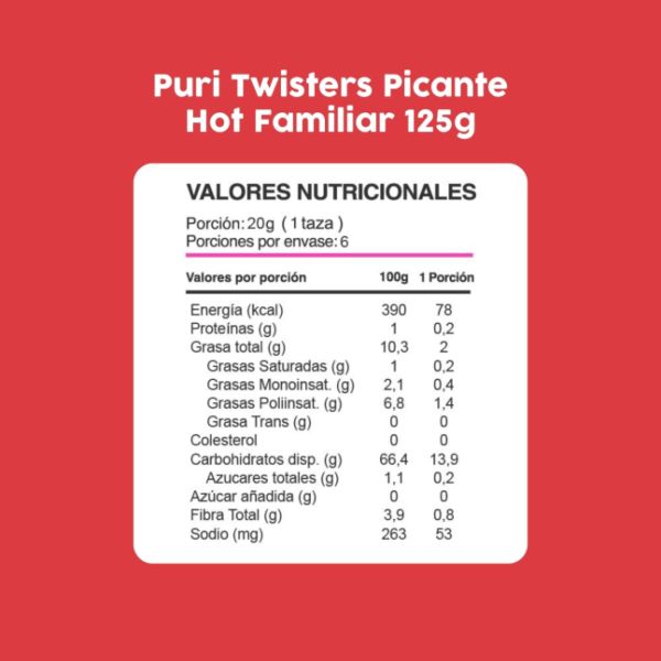 Imagen del producto Snack Twister Picante Hot 2
