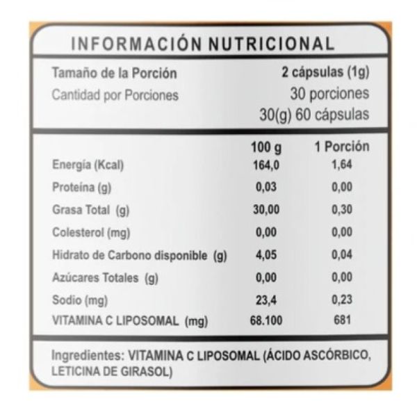 Imagen del producto Vitamina C Liposomal 2