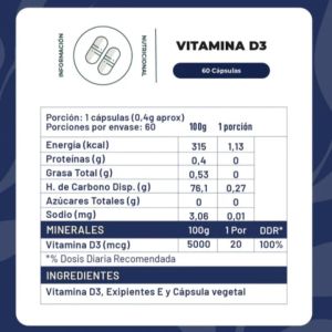 Imagen del producto Vitamina D3 800 UI 2