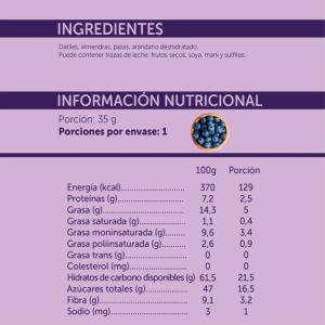 Imagen del producto Pack 4  Barras sabor Arándanos 4