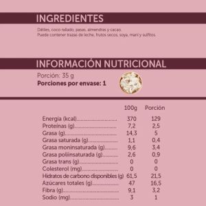 Imagen del producto Pack 4 Barras Sabor Cacao - Coco 4