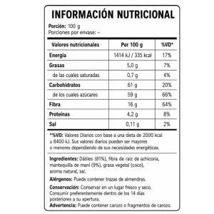 Imagen del producto Dátiles Sabor Peanut Butter 2