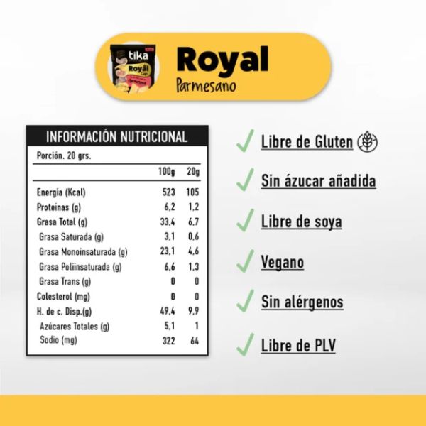 Imagen del producto Papas Fritas Sabor Queso Parmesano Individual 2