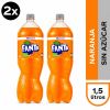 2X Bebida Fanta Sin Azúcar