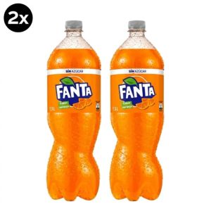 2X Bebida Fanta Sin Azúcar 1.5 LT