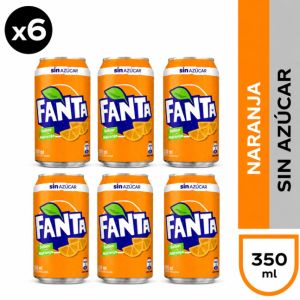 Imagen del producto Bebida Fanta Sin azúcar Pack 6 un 1